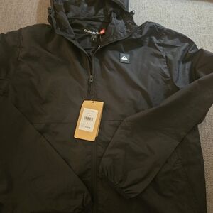Quiksilver Men's Dryflight Black Windbreaker Jacket
